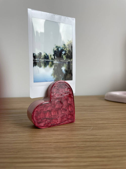 concrete photo holder