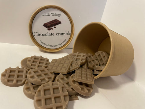 Chocolate Crumble Waffles