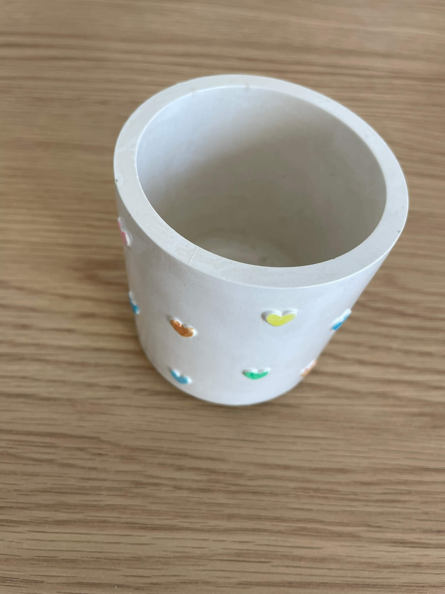 Rainbow Heart Decorative Holder
