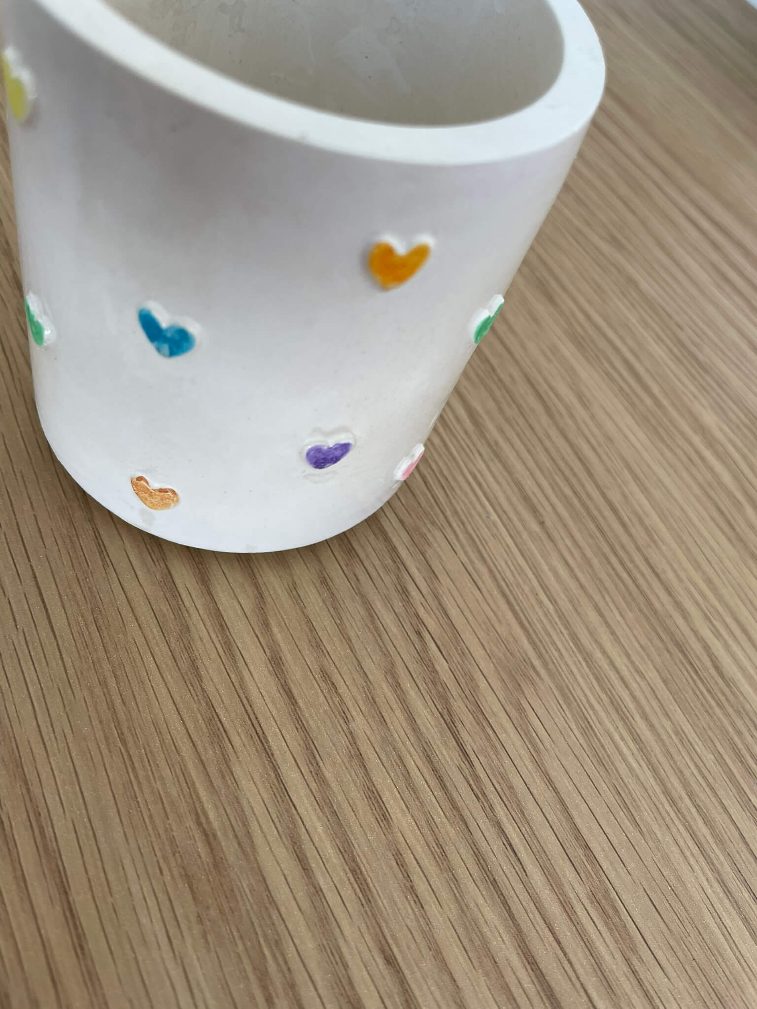 Rainbow Heart Decorative Holder
