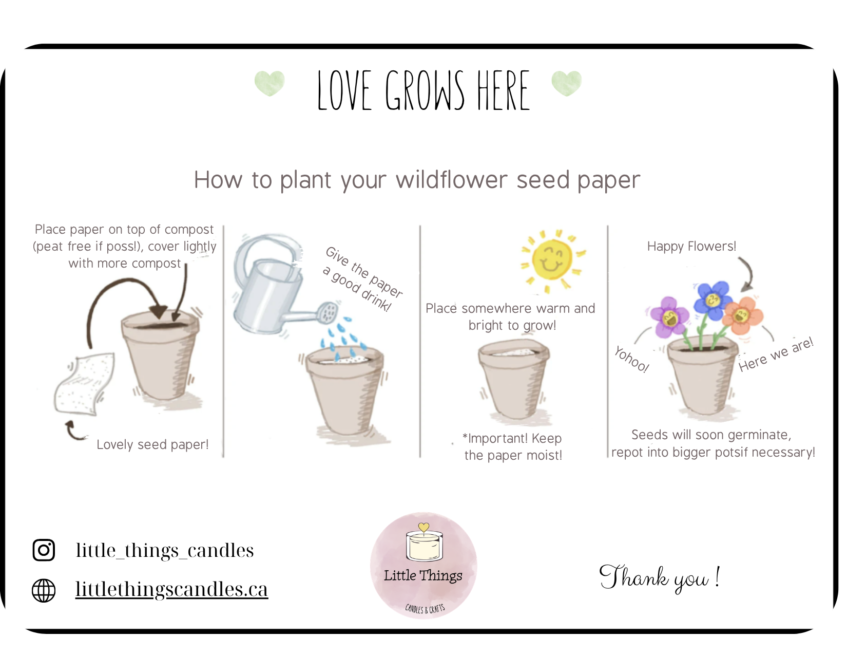 Seedpaper card - Father's Day